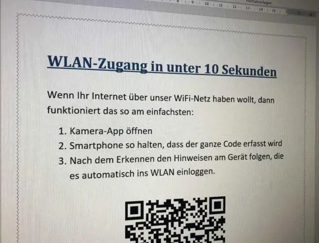 Wie erstellt man einen QR-Code für WLAN?