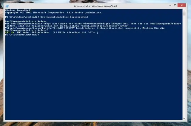 Kas yra prisijungimo kelias Powershell?