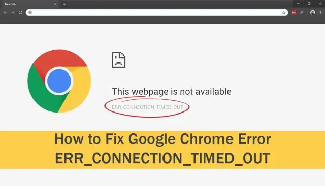 Je, ninawezaje kurekebisha muunganisho wa makosa uliokwisha muda kwenye Google Chrome?