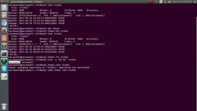 Ubuntu'da chmod nedir?