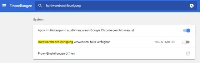 Kaip išjungti aparatinės įrangos spartinimą naršyklėje „Chrome“?