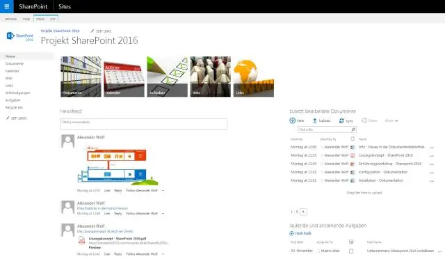 Wat is die nuwe kenmerke in SharePoint 2016?