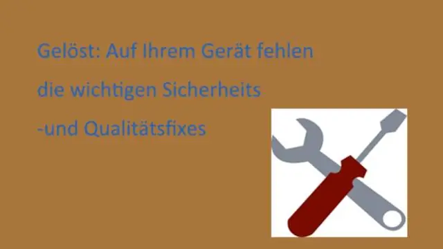 Qu'est-ce qui manque à votre appareil des correctifs de sécurité et de qualité importants ?