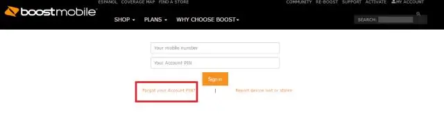 Boost Mobile ilovasida hisob raqamimni qanday topish mumkin?