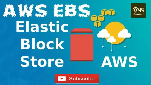 Wat is AWS EBS?