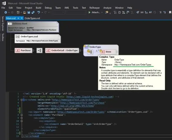 Apa itu namespace target di XSD?