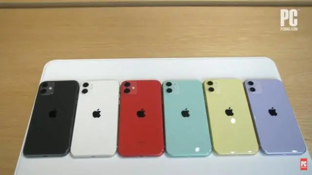 Quais são as cores do iPhone 11?