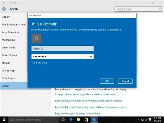 Bagaimanakah saya boleh menukar domain saya kepada kumpulan kerja dalam Windows 10?