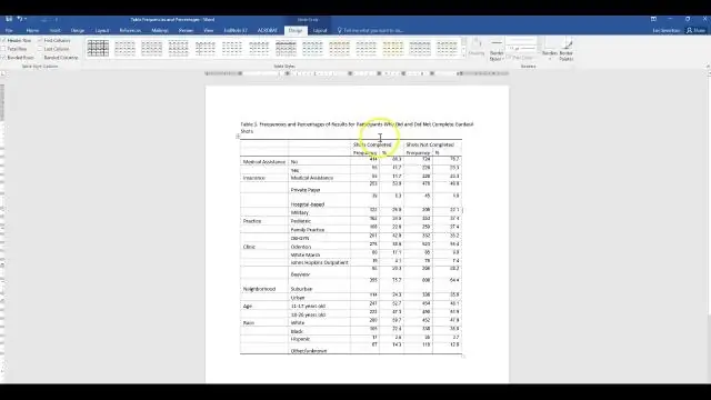 Hoe skep ek 'n beskrywende tabel in SPSS?