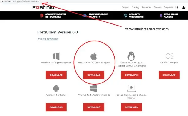 Как да използвам FortiClient на Mac?