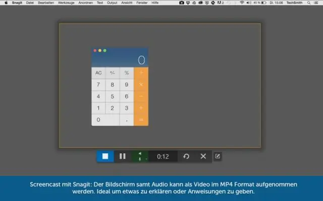 Quanto tempo você pode gravar vídeo no Snagit?