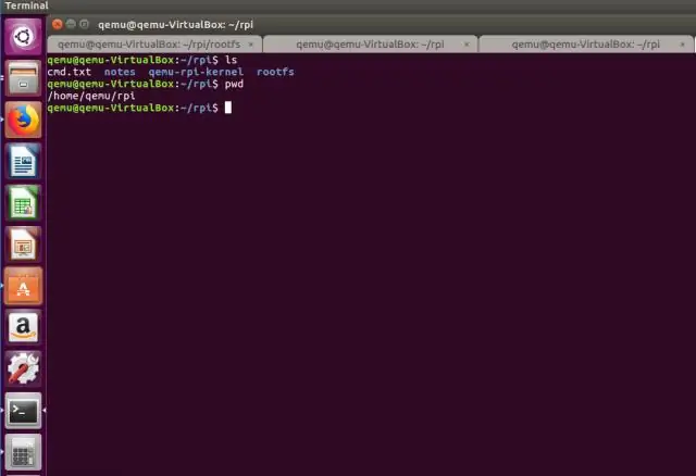 Como você volta para um terminal Linux?