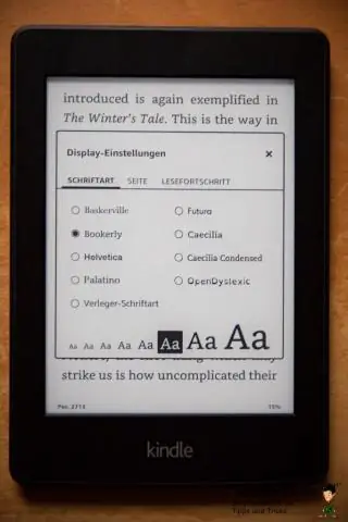 Kako promijeniti font na svom Kindleu?