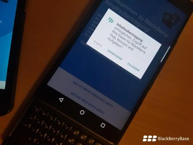 როგორ გამოვიყენო Blackberry კონტენტის გადაცემა?