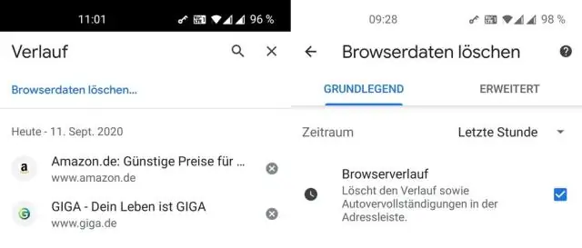 Wie lösche ich den Google-Verlauf auf dem iPhone 8?