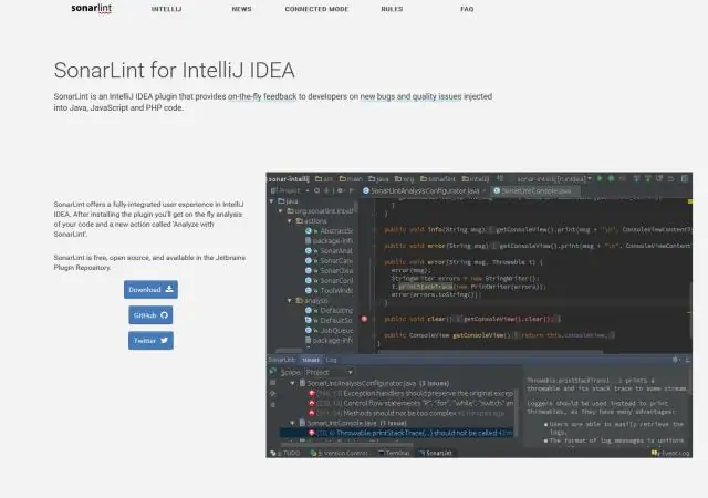 Kuidas SonarQube'i IntelliJ-s käivitada?