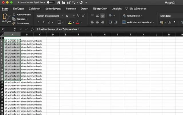 Come faccio a taggare una riga in Excel?