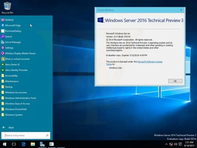 Windows Server 2016 r2 è disponibile?