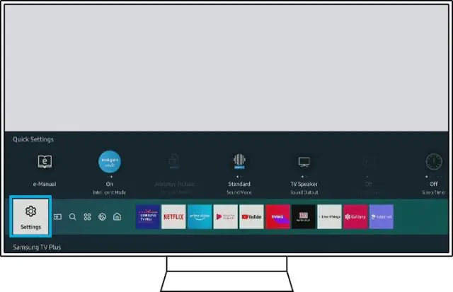 Samsung Smart TV'деги жөндөөлөрдү кантип өзгөртө алам?