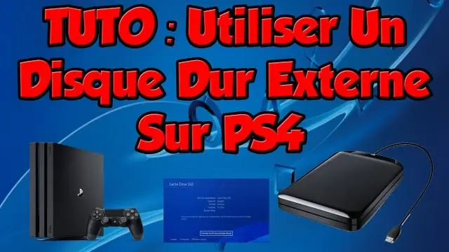 PS4 tashqi qattiq diskni qo'llab-quvvatlaydimi?