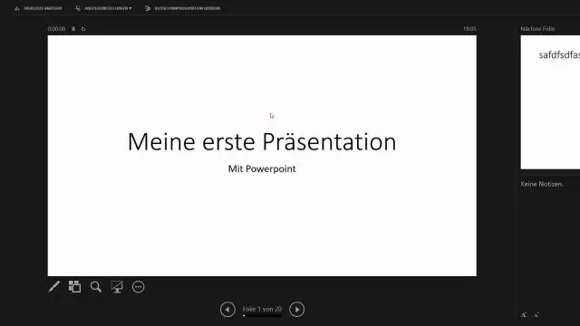 Ինչպե՞ս կարող եմ առաջ մղել PowerPoint-ի ներկայացումը: