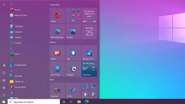 Com puc eliminar el menú Inici a Windows 10?