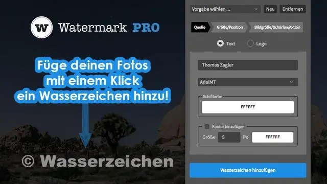 Wie füge ich in Photoshop cs6 ein Wasserzeichen hinzu?